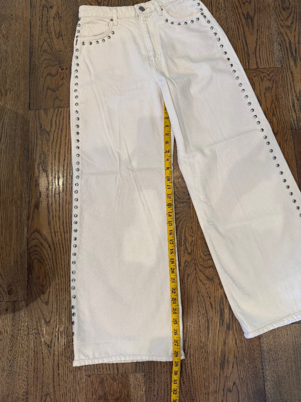 Reformation Cary High Rise Slouchy Wide Leg Jeans size 27 - Picture 4 of 7